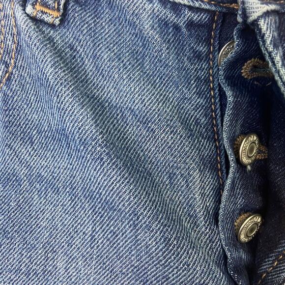 Old Navy‎ High-Waisted Slouchy Straight Cropped Ripped Jeans Size 2 - Picture 7 of 9